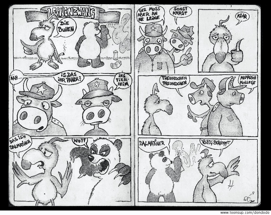 Comic: Leinenzwang 1
