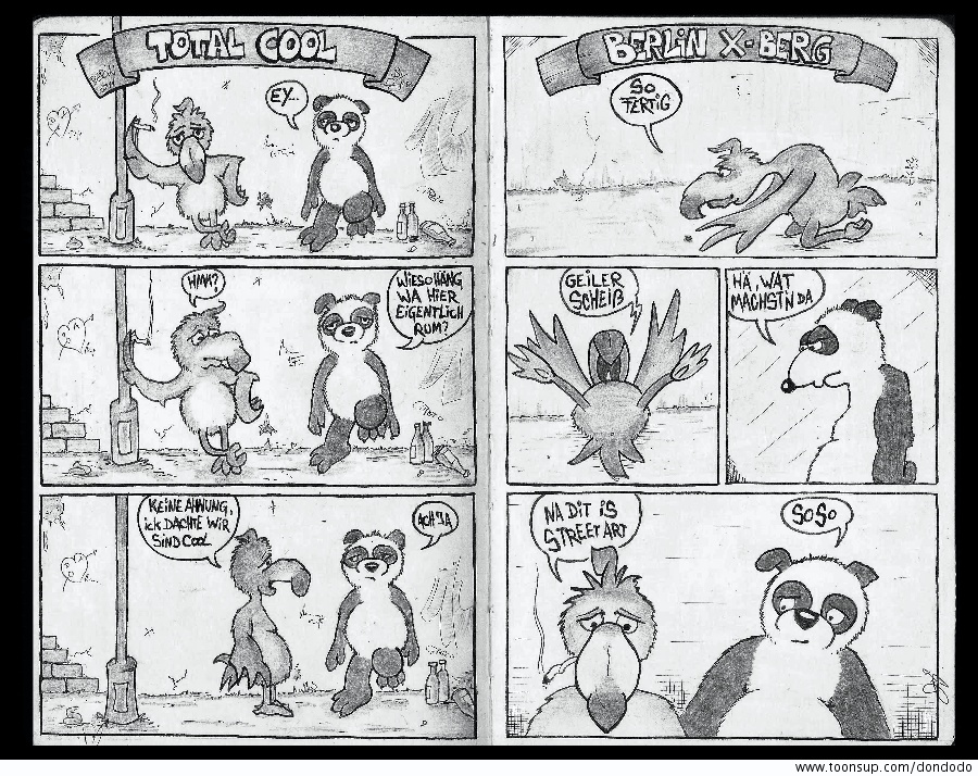 Comic: Total Cool / Berlin x-berg 1