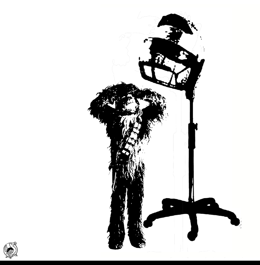 Concept Art / Character Design: Chewbaca fönt 1