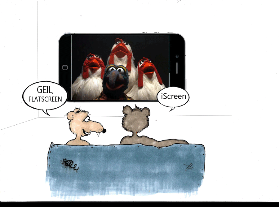Cartoon: iScreen 1