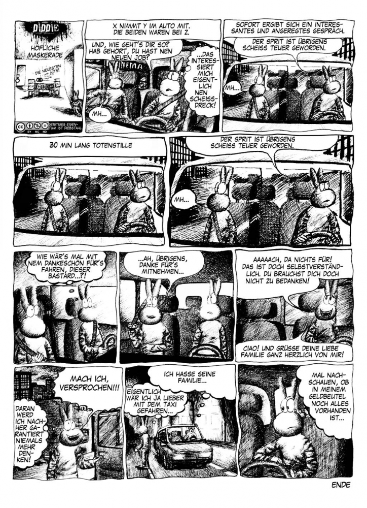 Comic: Höfliche Maskerade 1