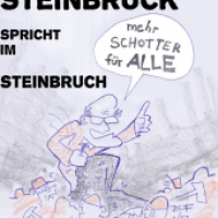 Steinbrück im Steinbruch