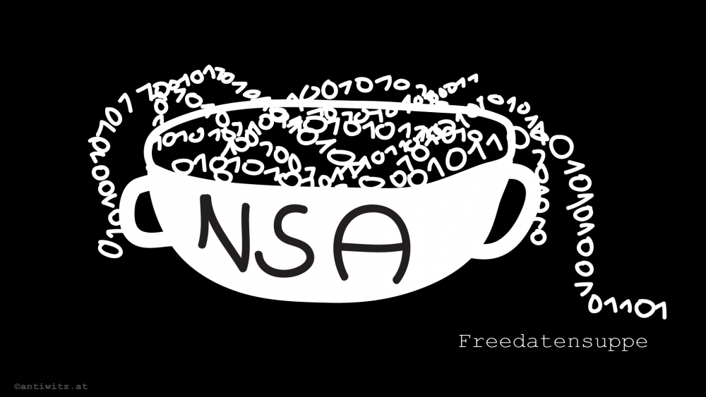 Cartoon: Freedatensuppe 1