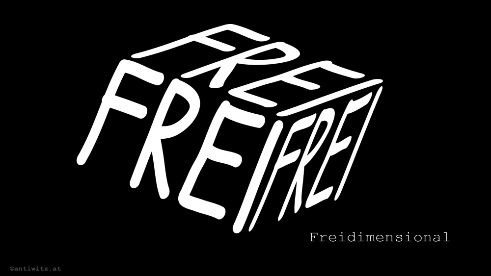 Cartoon: Freidimensional 1
