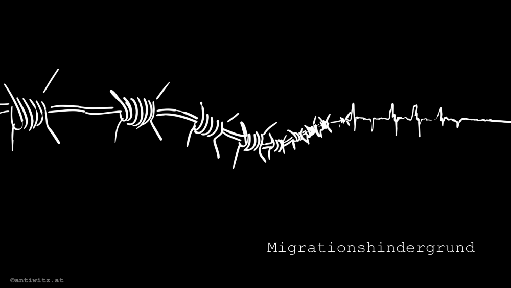 Cartoon: Migrationshindergrund 1