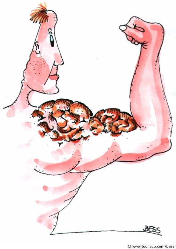 Cartoon: Bodybuilder 1