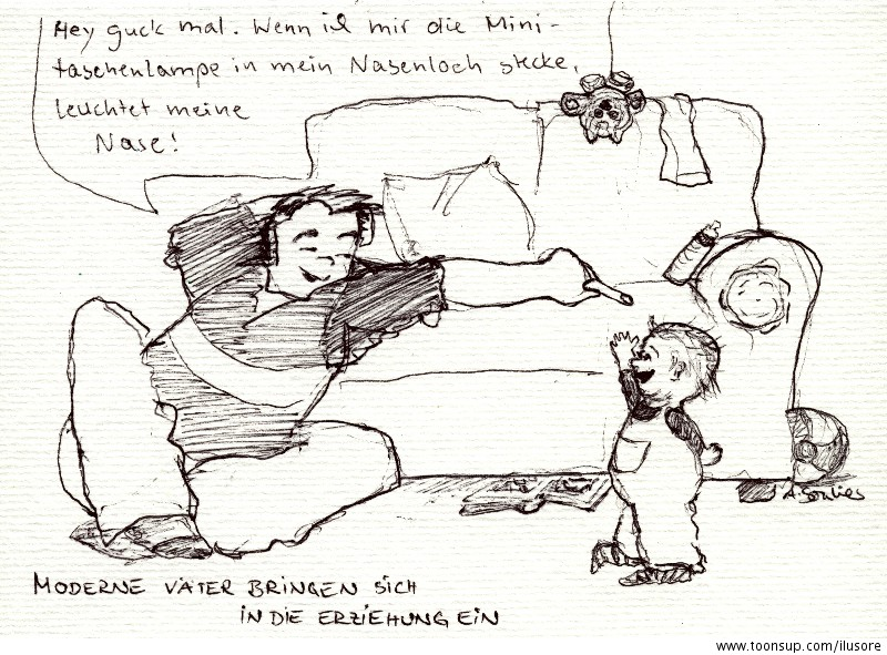 Cartoon: Taschenlampe 1