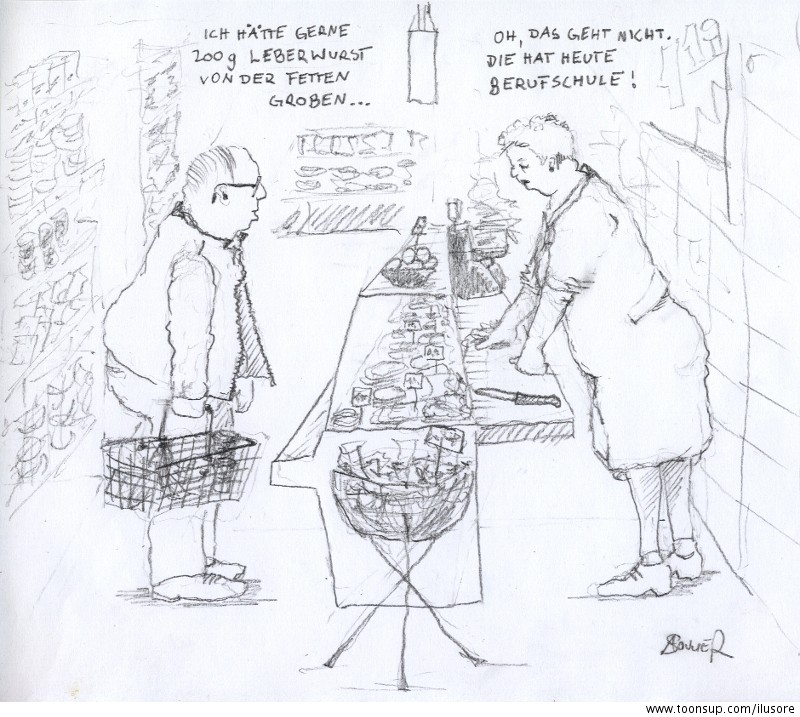 Cartoon: Wursttheke 1