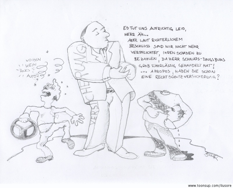 Cartoon: grob fahrlässig 1
