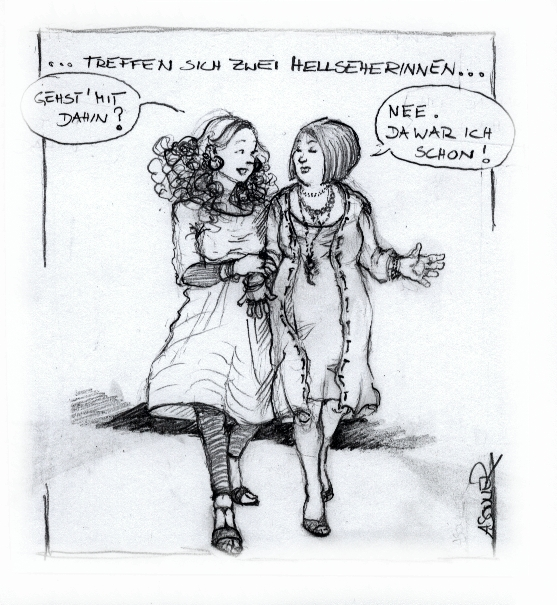 Cartoon: Hellseherinnen 1
