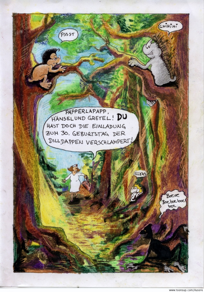 Cartoon: Im Dilldappenwald 1