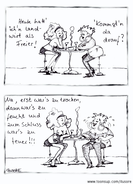 Cartoon: nach der Arbeit 1