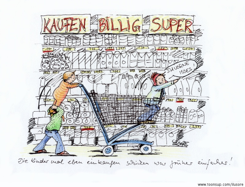 Cartoon: Früher 1
