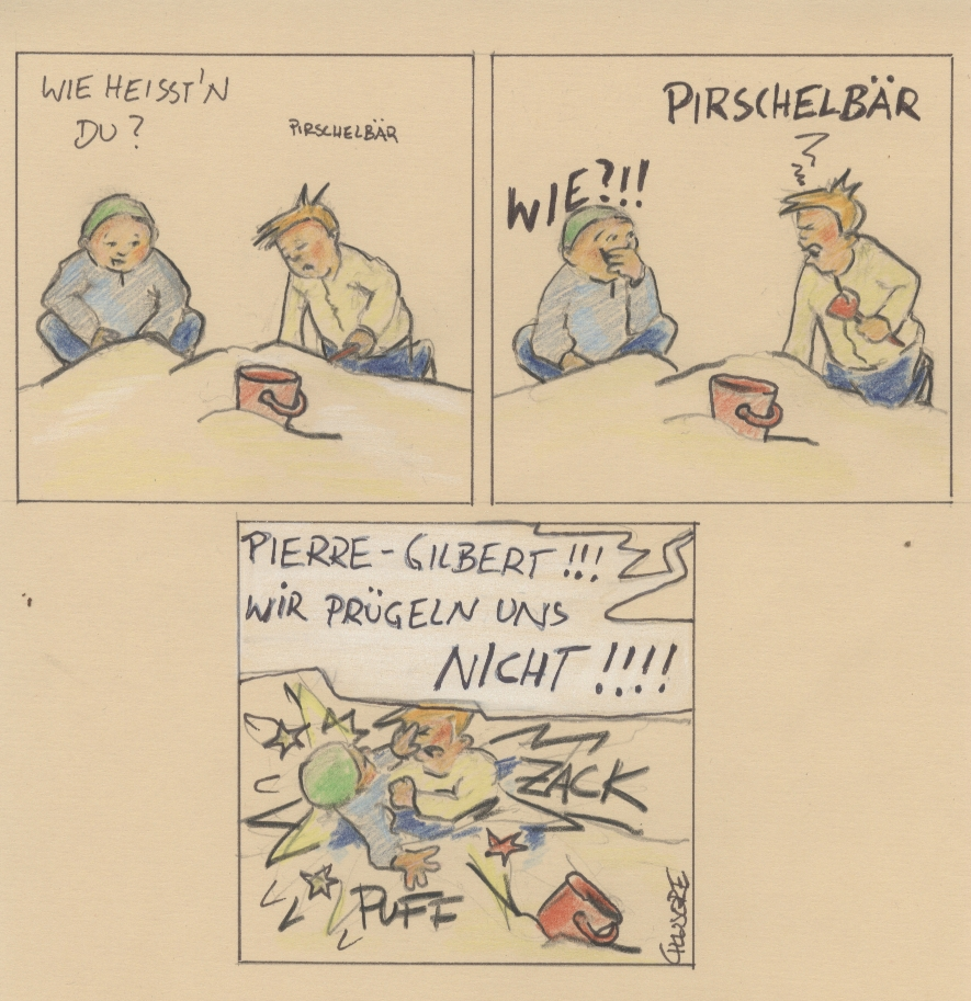 Cartoon: Pirschelbär 1