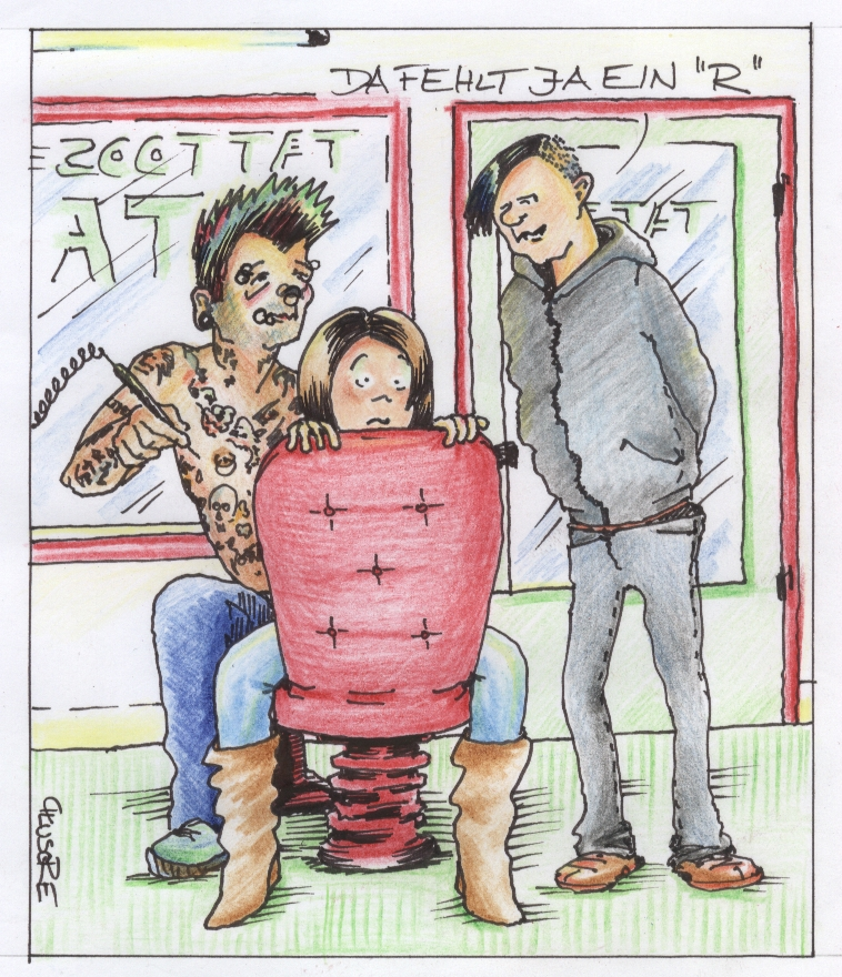 Cartoon: 'R' 1