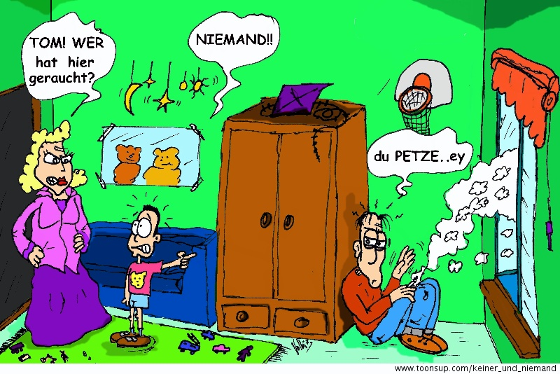 Cartoon: Keiner und Niemand Storyz 3