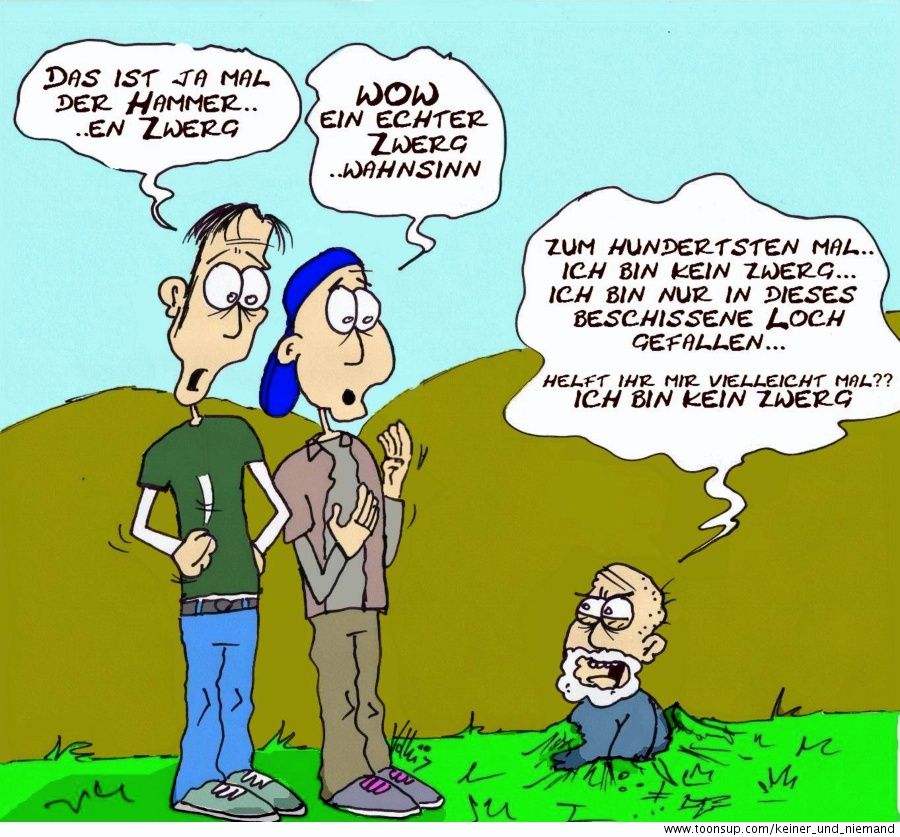 Cartoon: Keiner und Niemand Storyz 20