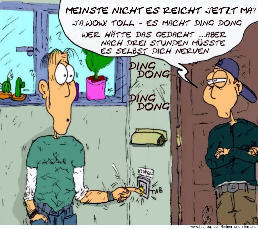 Cartoon: Keiner und Niemand Storyz 42