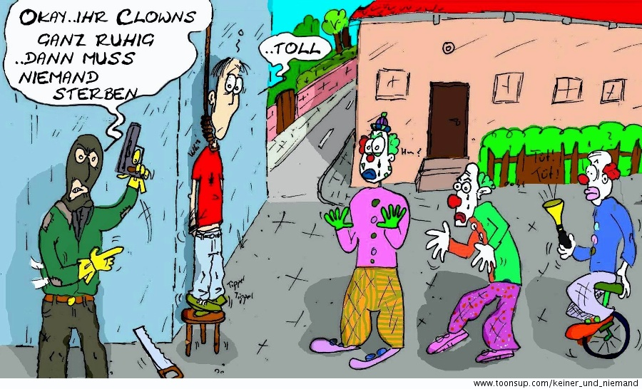 Cartoon: Keiner und Niemand Storyz 45