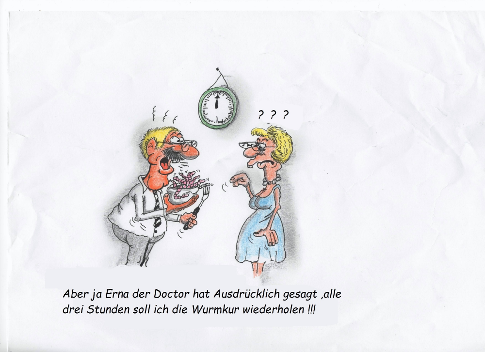 Cartoon: Wurmfrei 1