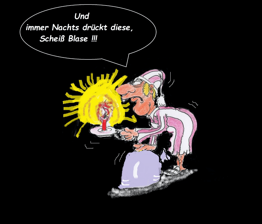 Cartoon: Scheiß Blase 1
