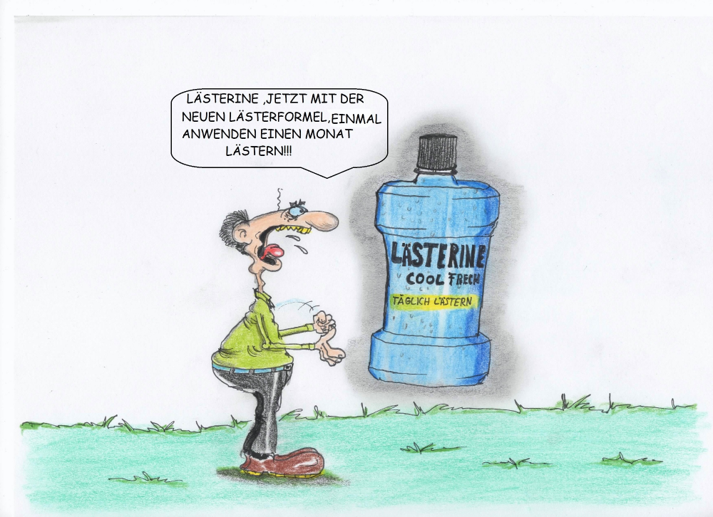 Cartoon: LÄSTERINE 1
