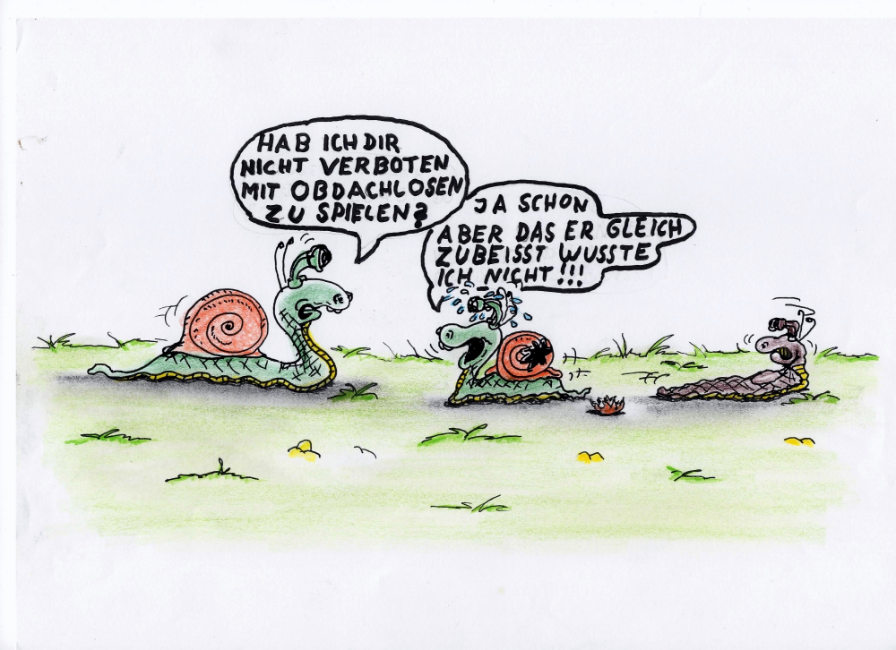 Cartoon: Obdachlose 1