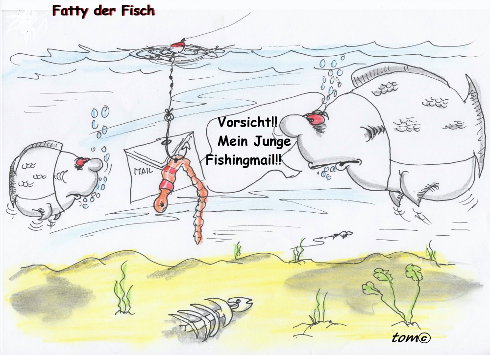 Cartoon: Fatty der Fisch 1