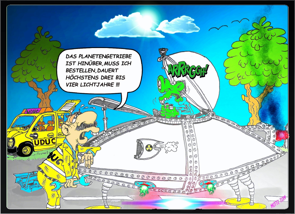Cartoon: Zweiter Kontakt 1