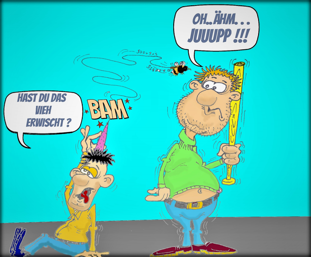 Cartoon: Erwischt 1
