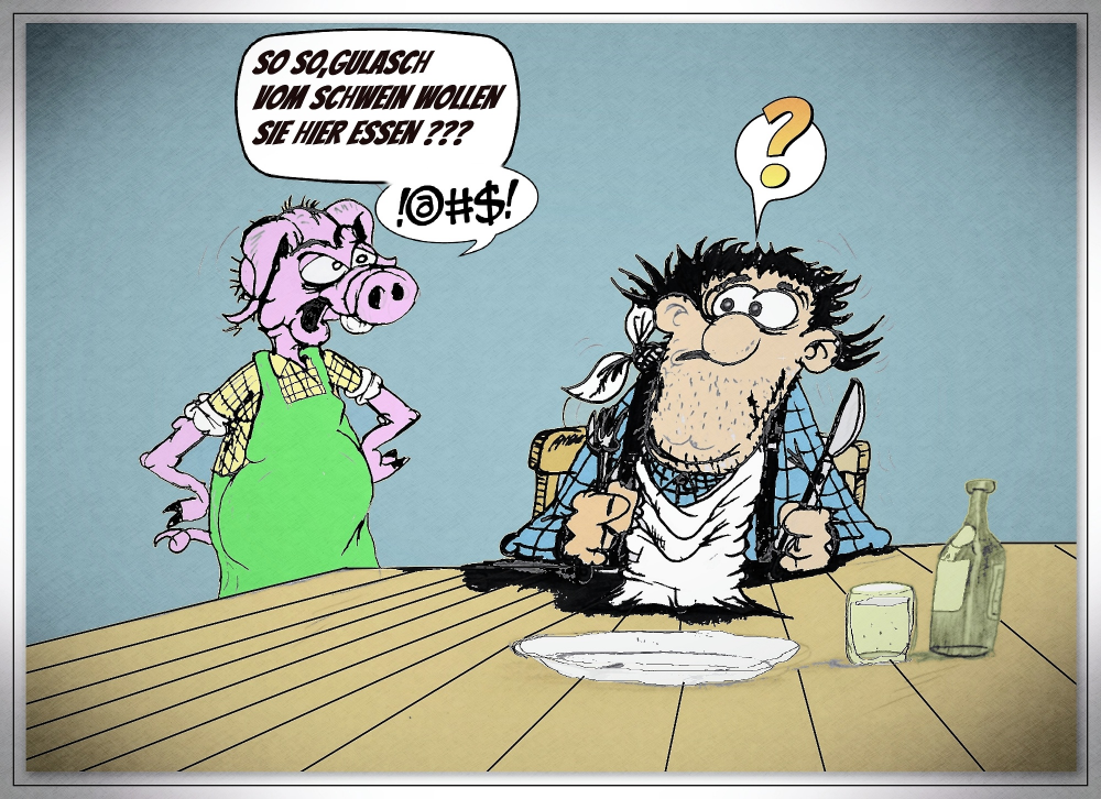 Cartoon: Schweinerei 1