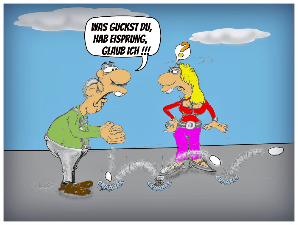 Cartoon: Eisprung 1