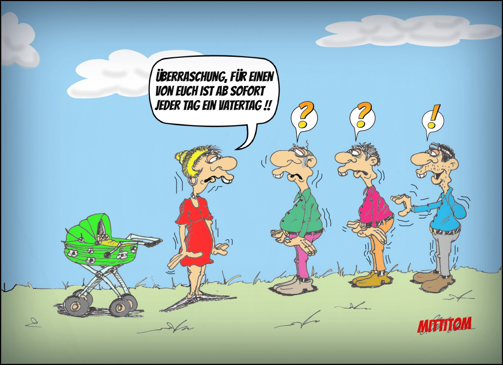Cartoon: Vatertag 1