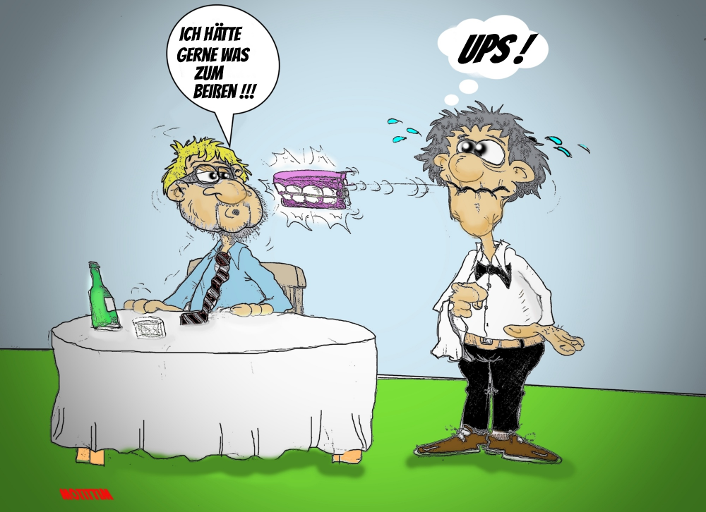 Cartoon: Der Beißer 2