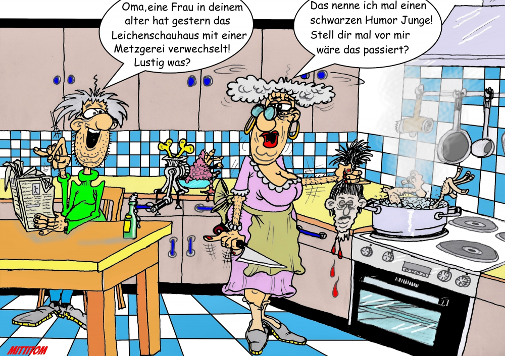 Cartoon: Leichenschauhaus 1