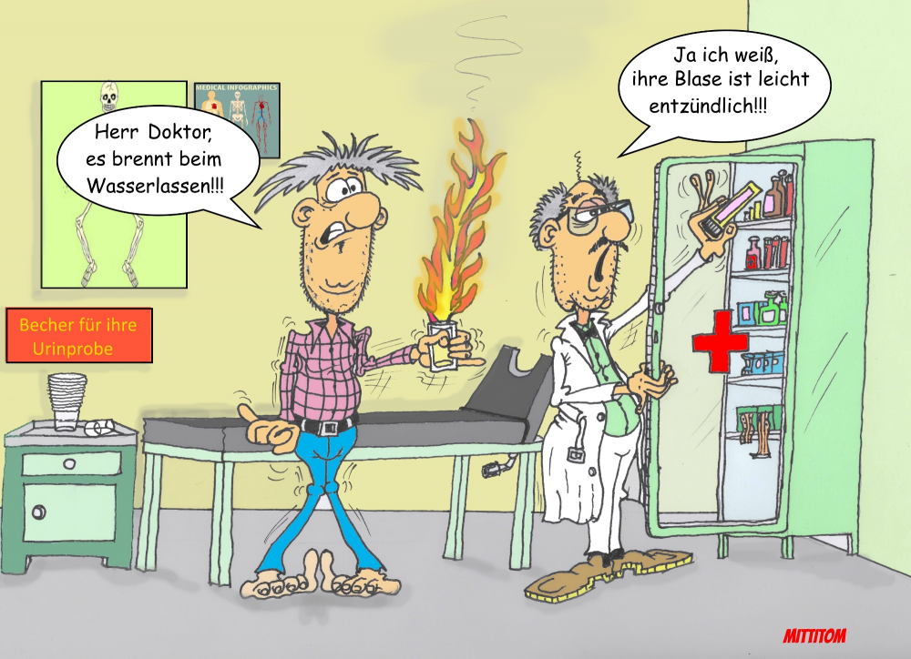 Cartoon: Brandgefahr 1