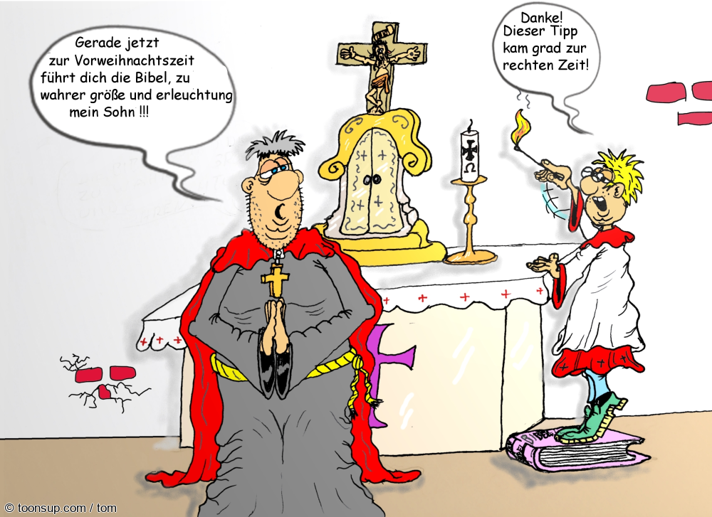 Cartoon: Pater Nosters Weisheiten 1