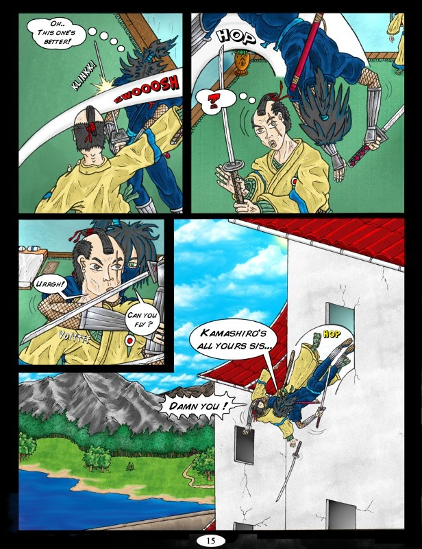 Comic: shinobi twins page 15 1