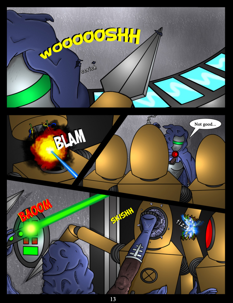 Comic: Akacya: The Bounty Hunter p.13 1