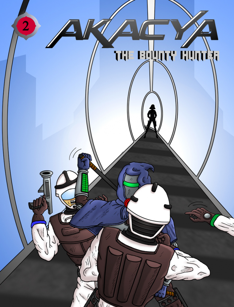 Comic: Akacya: The Bounty Hunter. Chapter 2 (cover) 1