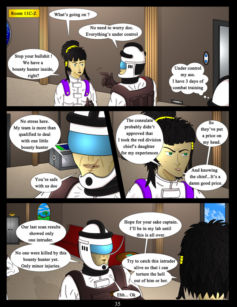 Comic: akacya the bounty hunter page 35 1