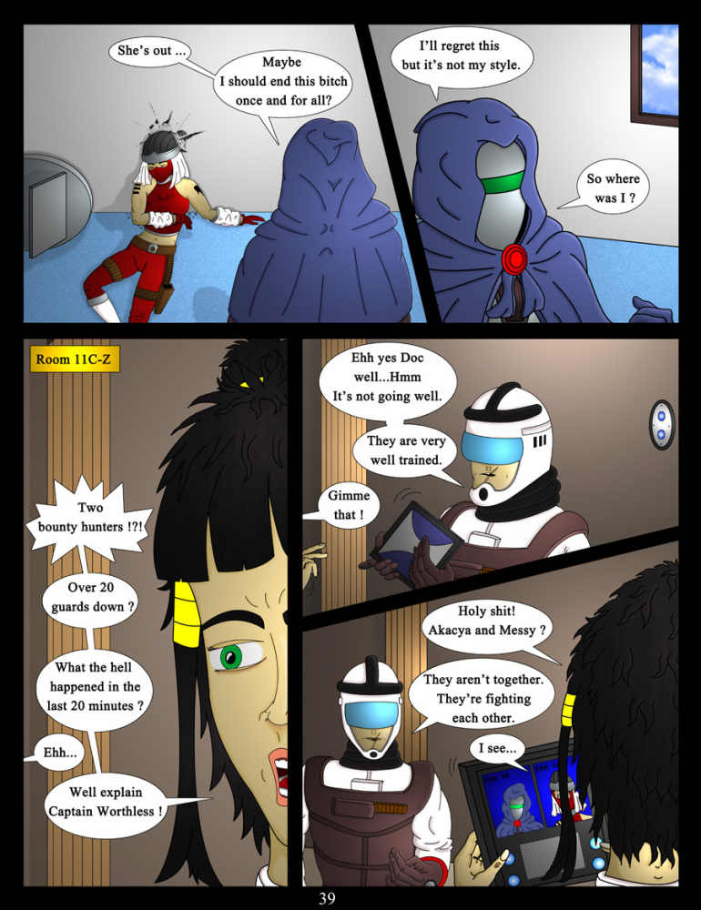 Comic: akacya the bounty hunter page 39 1