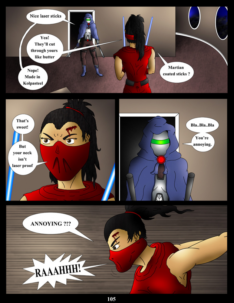 Comic: akacya the bounty hunter page 105 1