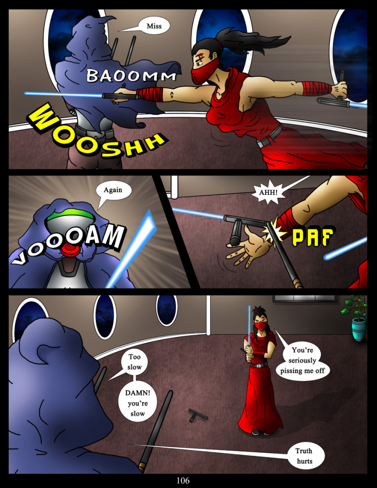 Comic: akacya the bounty hunter page 106 1