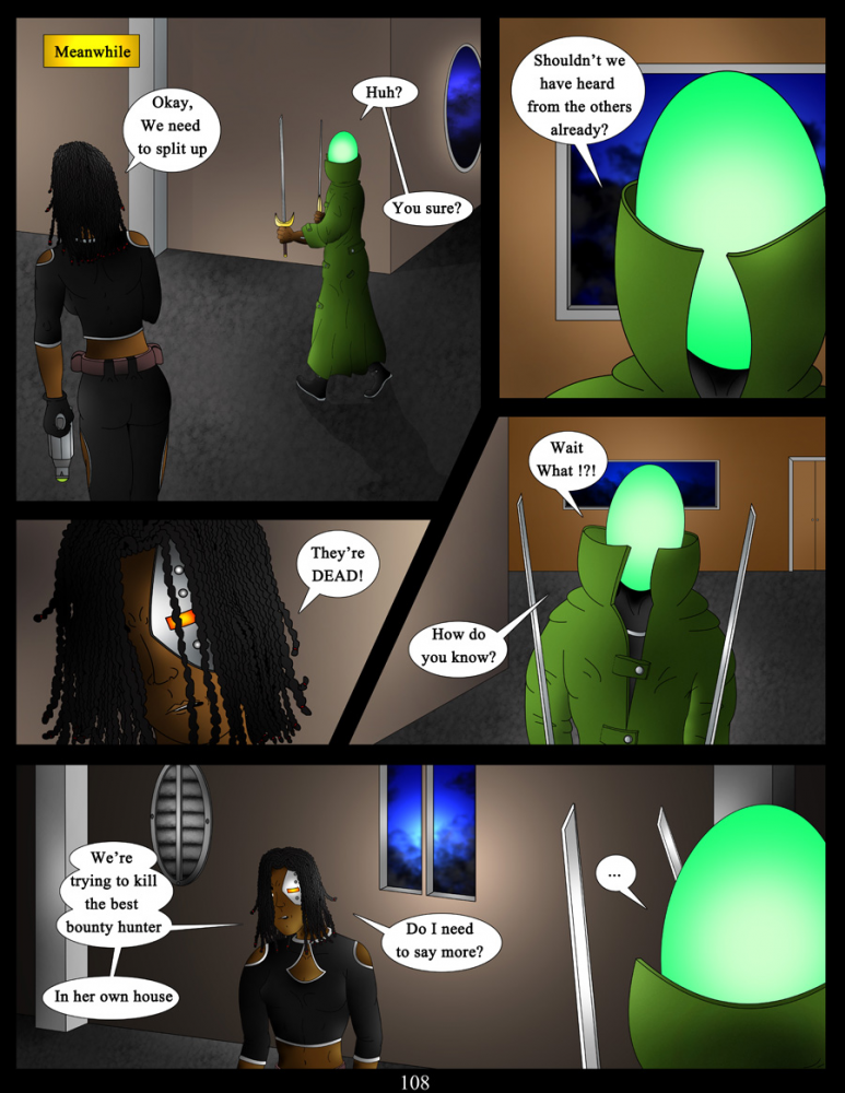 Comic: akacya the bounty hunter page 108 1