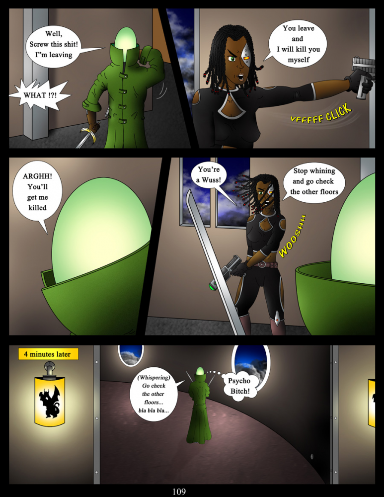 Comic: akacya the bounty hunter page 109 1