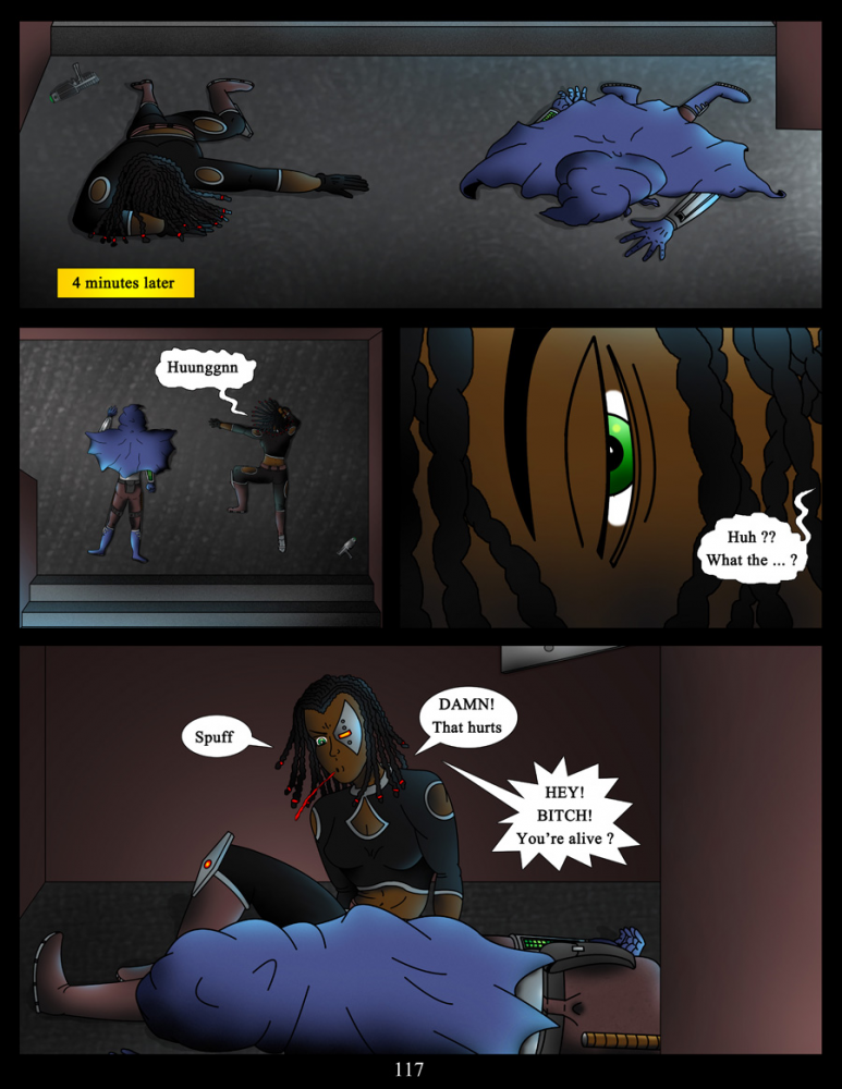 Comic: akacya the bounty hunter page 117 1