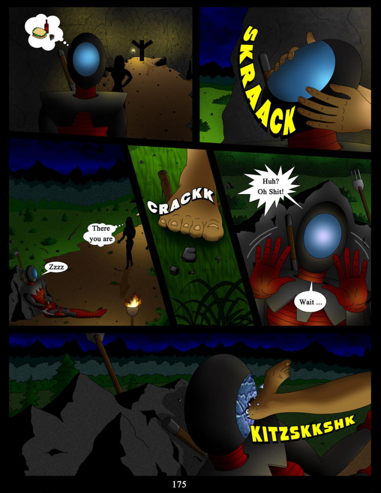 Comic: akacya the bounty hunter page 172 to 176 4