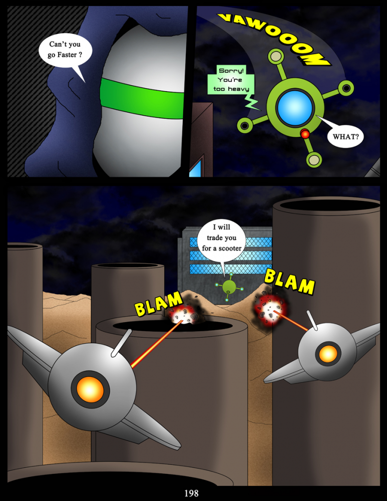 Comic: akacya the bounty hunter page 198 to 201 1