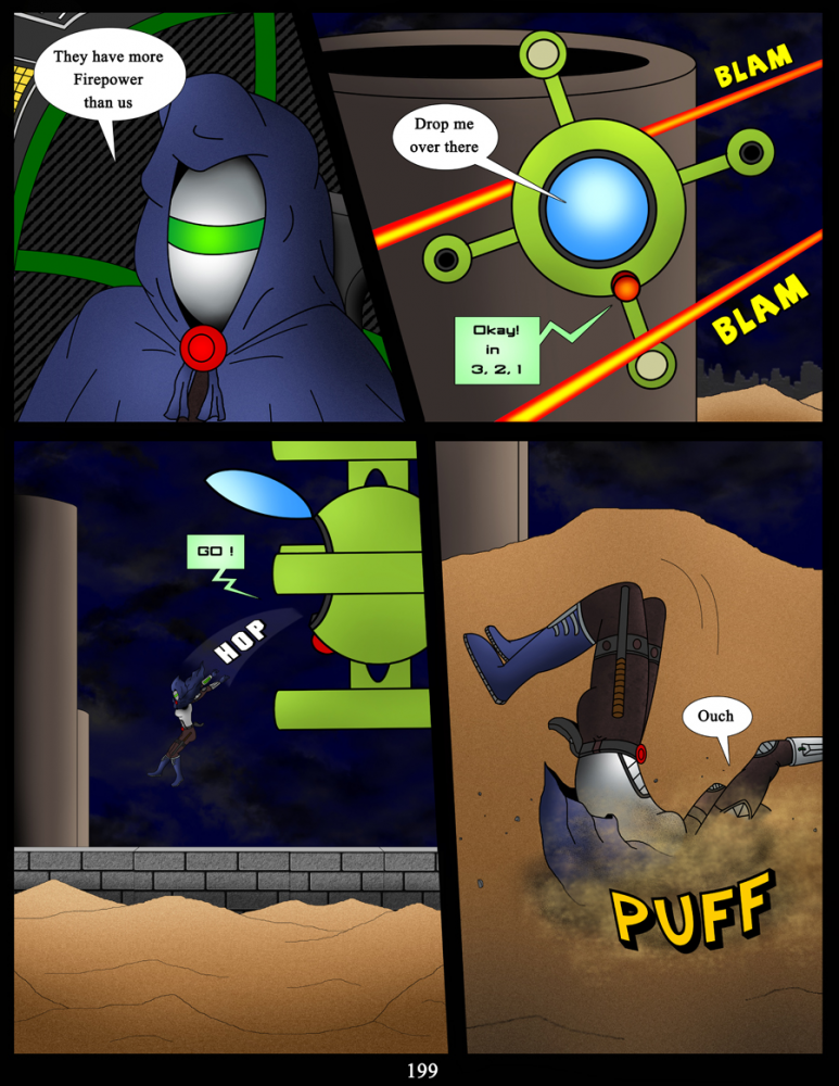 Comic: akacya the bounty hunter page 198 to 201 2